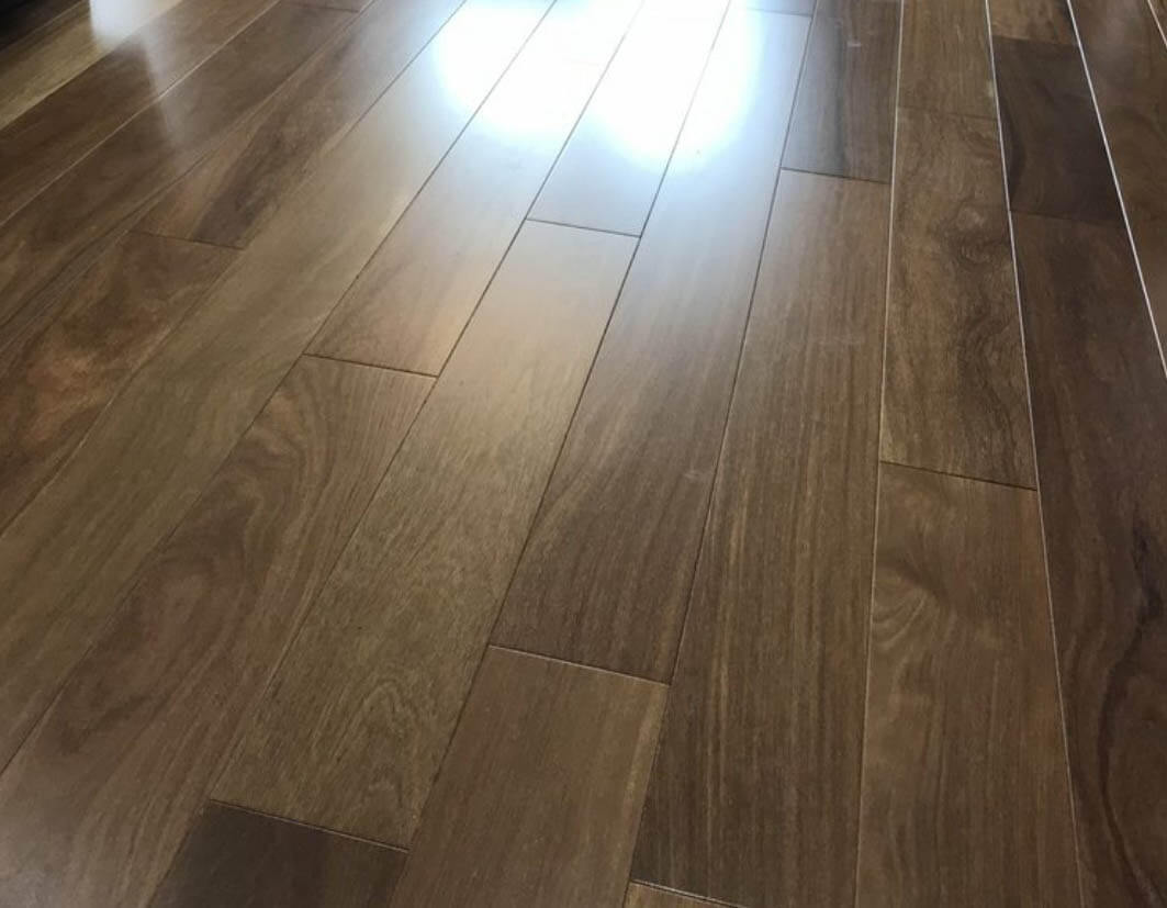 brazilian oak high gloss floors done in Round Rock, TX